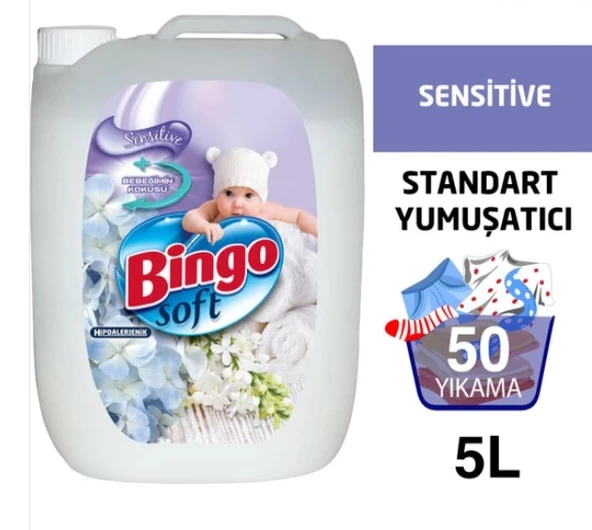 Bıngo Yumusatıcı 5Lt Sensıtıve ürün görseli 1