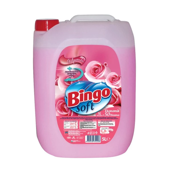 Bıngo Yumusatıcı 5Lt Gülpembe - Resim 2