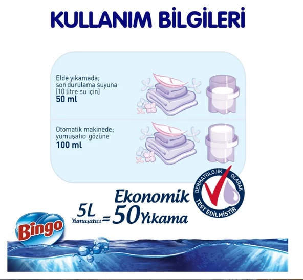 Bıngo Yumusatıcı 5Lt Sensıtıve - Resim 3