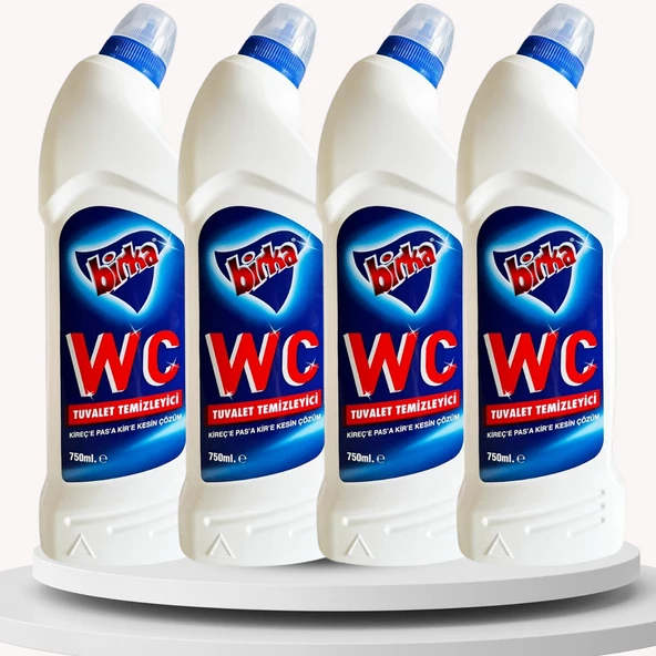 Birka WC Tuvalet Temizleyici 750 ml. X 4 Adet ürün görseli 1
