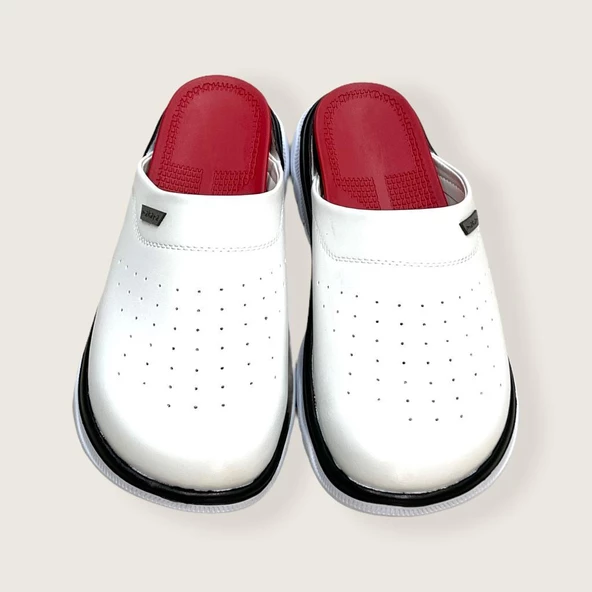 Makara Relax Beyaz Sabo Terlik - Resim 2
