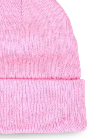 Neon Turuncu Basic Bere Unisex  Turuncu Bere  Pembe Standart - Resim 2