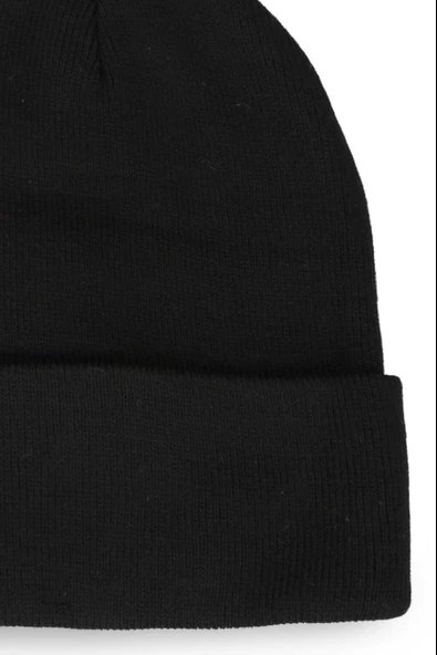 Neon Turuncu Basic Bere Unisex  Turuncu Bere  Siyah Standart - Resim 2