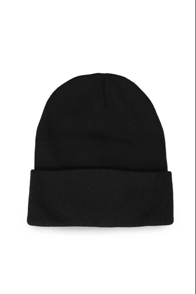 Neon Turuncu Basic Bere Unisex  Turuncu Bere  Siyah Standart ürün görseli 1