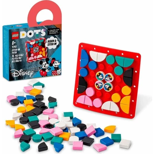 LEGO Dots 41963 Mickey Mouse and Minnie Mouse Stitch-on Patch ürün görseli 1