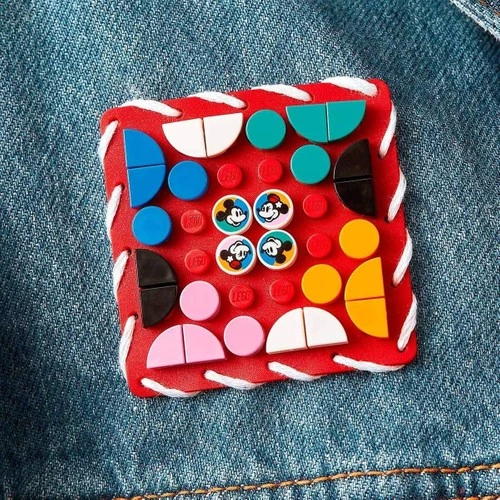 LEGO Dots 41963 Mickey Mouse and Minnie Mouse Stitch-on Patch - Resim 3