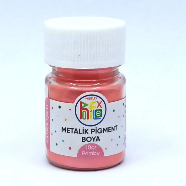 EPOKSİ REÇİNE METALİK SEDEFLİ PİGMENT TOZ BOYA PEMBE 10 GR ürün görseli 1