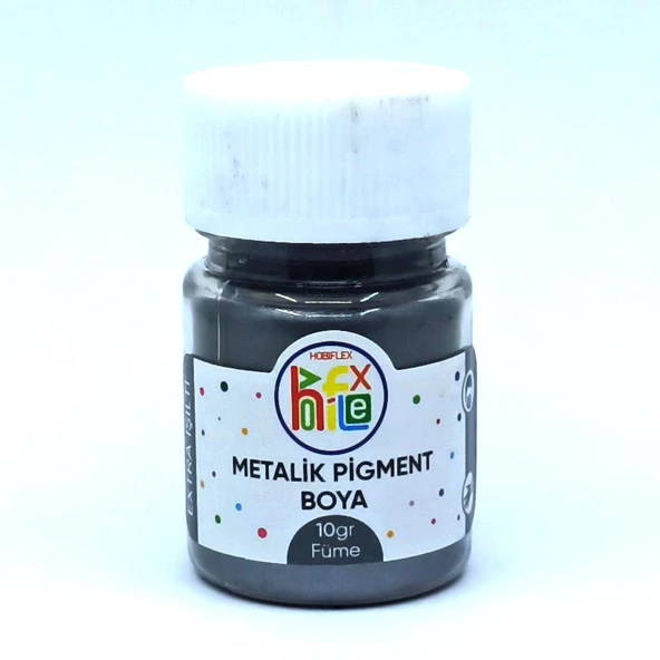 EPOKSİ REÇİNE METALİK SEDEFLİ PİGMENT TOZ BOYA FÜME 10 GR ürün görseli 1