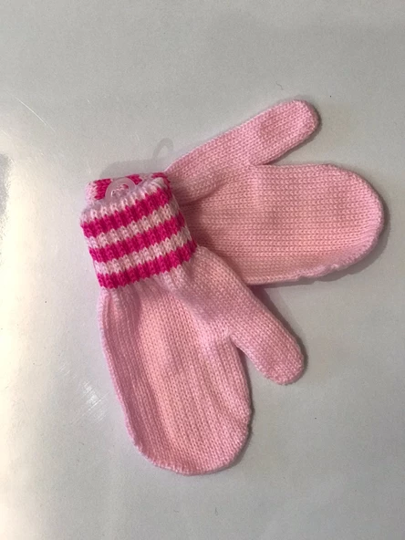 Bebe  Çocuk Eldiveni 0-3 Yaş  Pembe 0-2 Yaş - Resim 2