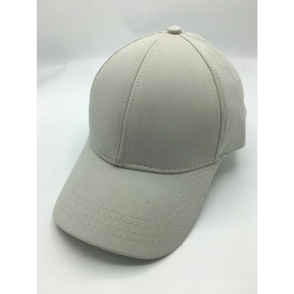 Pembe Basic Unisex  Spor Düz  Şapka Kep  Açık Bej Tek Ebat ürün görseli 1