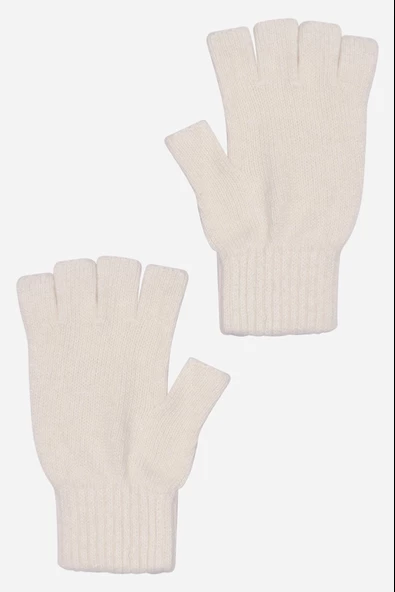 Antrasit Unisex Triko Kesik Eldiven  Antrasit Tek Ebat - Resim 6