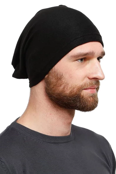 Erkek  Polar Boyunluk Bere  Siyah ürün görseli 1
