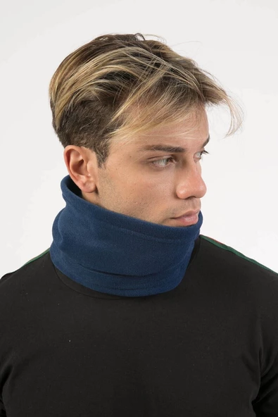Erkek  Polar Boyunluk Bere  Lacivert - Resim 3
