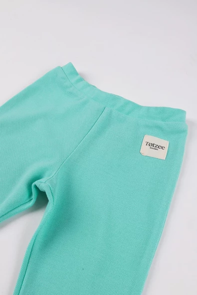 Basic Pantolon Mint Yeşili - Resim 3
