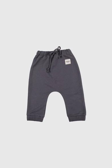 Bağcıklı Basic Pantolon Antrasit Gri ürün görseli 1