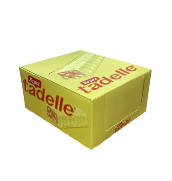 Tadelle Fındık Dolgulu Beyaz Çikolata Kaplı Sütlü Çikolata 30gr 20 Adet ürün görseli 1