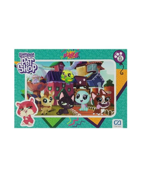 Littlest Pet Shop 35 Parça Frame Puzzle 2li Set - Resim 2