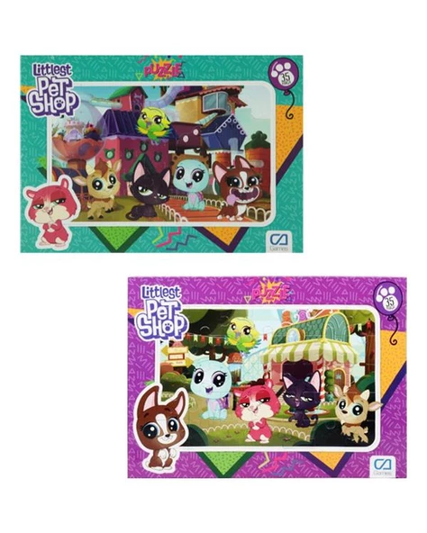 Littlest Pet Shop 35 Parça Frame Puzzle 2li Set ürün görseli 1