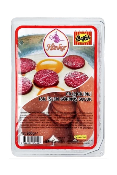 BESLER 220GR HUNKAR DILIMLI SUCUK ürün görseli 1