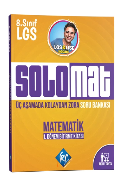 8. Sınıf LGS Solomat Matematik 1. Dönem Soru Bankası ürün görseli 1
