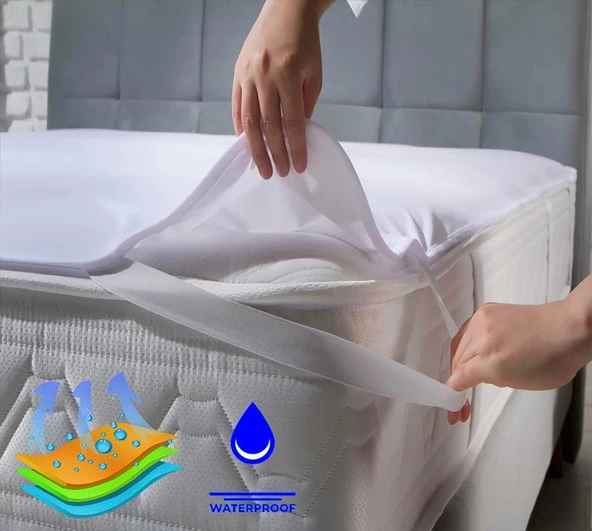 SIVI GEÇİRMEZ MICRO LASTİKLİ ALEZ  100x200 ürün görseli 1
