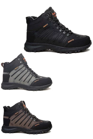 Potinonline  Dkrs.116 Unisex İçi Polarlı Fermuarlı Kısa Outdoor Bot ürün görseli 1