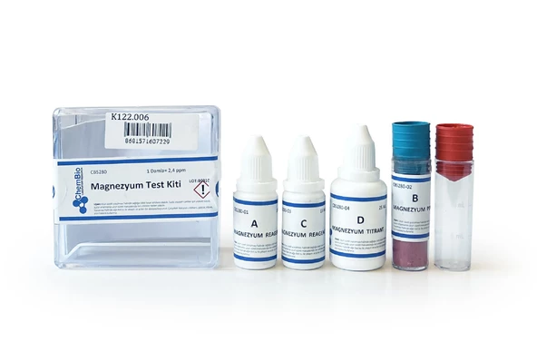 ChemBio Magnezyum Test Kiti 70 Test Titrimetrik 2.4 ppm/damla ürün görseli 1