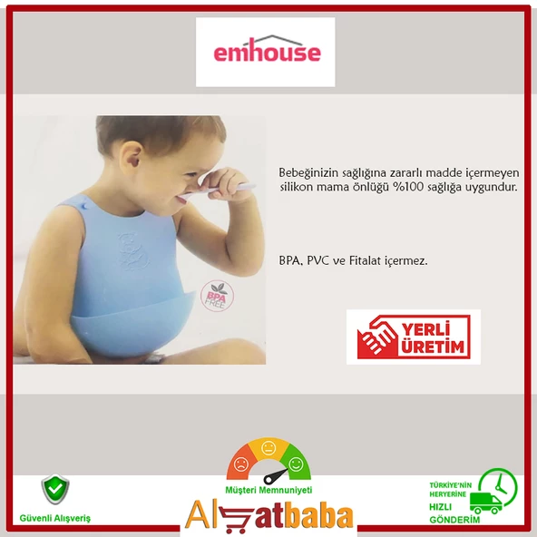 Silikon Mama Önlüğü ürün görseli 1