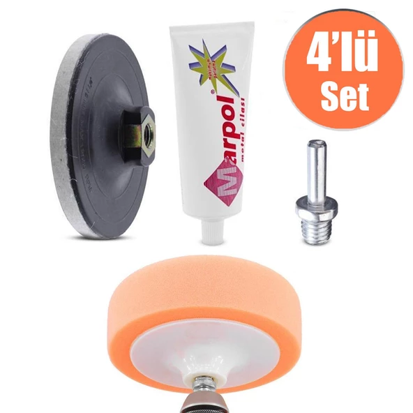 Metal Parlatma Cilası Pasta Cila Polisaj Jant Parlatıcı 200 Gr (4'Lü SET) ürün görseli 1