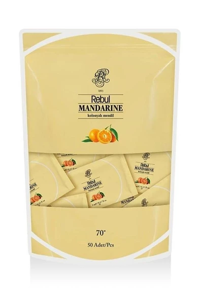 Rebul Kolonyalı Mendil Mandarine Poset 50 li ürün görseli 1