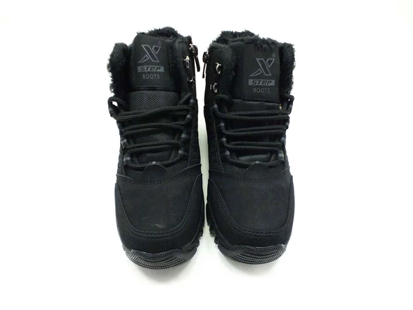 X Step Erkek Botu Siyah 17 X6 - Resim 4