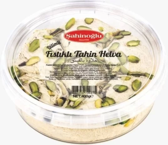 SAHINOGLU 400GR ANTEP FISTIKLI HELVA ürün görseli 1
