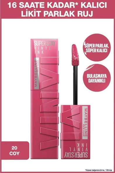 Maybelline New York Super Stay Vinyl 20 Coy ürün görseli 1