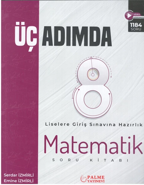 Palme Yayınevi 8. Sınıf Matematik Temelden LGS'ye Soru Kitabı ürün görseli 1