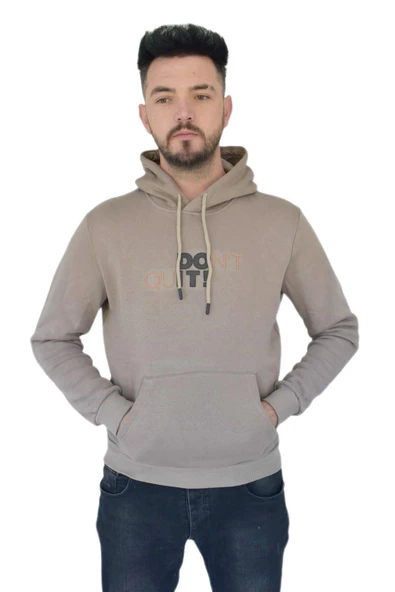Erkek Kapüşonlu Sweatshirt 6736 BGL-ST02315 - Resim 3