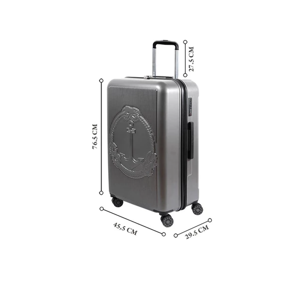 Biggdesign Ocean Gri Büyük Boy 28" Valiz - Resim 12