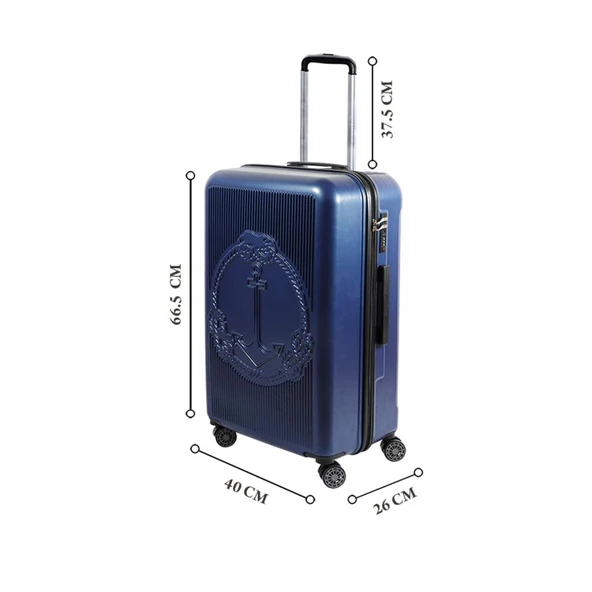 Biggdesign Ocean Lacivert Orta Boy 24" Valiz - Resim 12