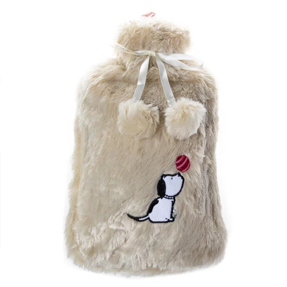 Biggdesign Dogs Bej Peluş Sıcak Su Torbası ürün görseli 1