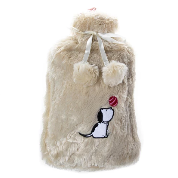 Biggdesign Dogs Bej Peluş Sıcak Su Torbası - Resim 8