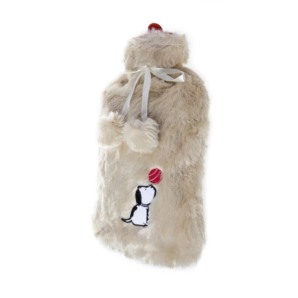 Biggdesign Dogs Bej Peluş Sıcak Su Torbası - Resim 4
