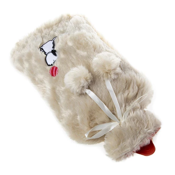 Biggdesign Dogs Bej Peluş Sıcak Su Torbası - Resim 3