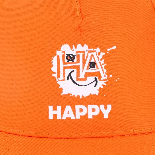 Biggdesign Moods up Happy Turuncu Şapka - Resim 7
