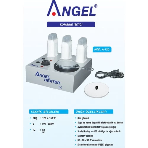 Angel 3 + 1 Kombine Ağda Isıtıcı A-120 ürün görseli 1