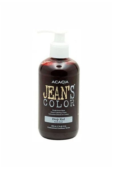 Saç Boyası - Jean's Color Saç Boyası Koyu Kızıl 250 ml 8680114781600 ürün görseli 1