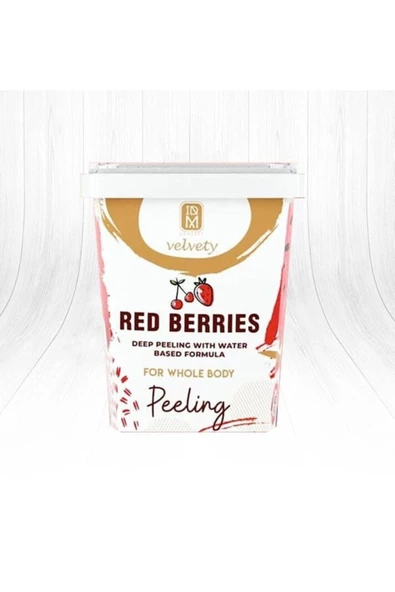 Velvety Kırmızı Meyveli Yağ Bazlı Vücut Peelingi 400ml ürün görseli 1