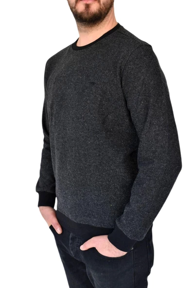 Erkek Büyük Beden Sıfır Yaka Sweat 6012 BT BGL-ST02308 ürün görseli 1