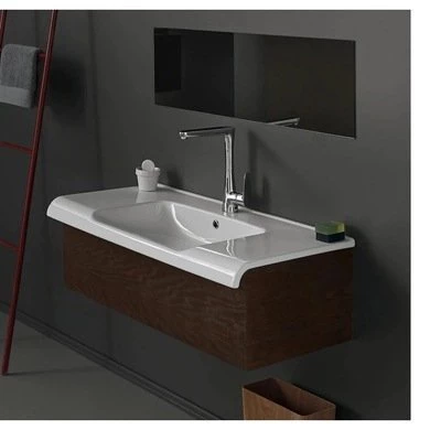 Turkuaz Cerastyle Anova Etajer Uyumlu Lavabo 100*50 cm ürün görseli 1