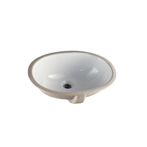 Turkuaz Cerastyle Tezgah Altı Hilton Yapıştırma Lavabo 35x30 cm ürün görseli 1