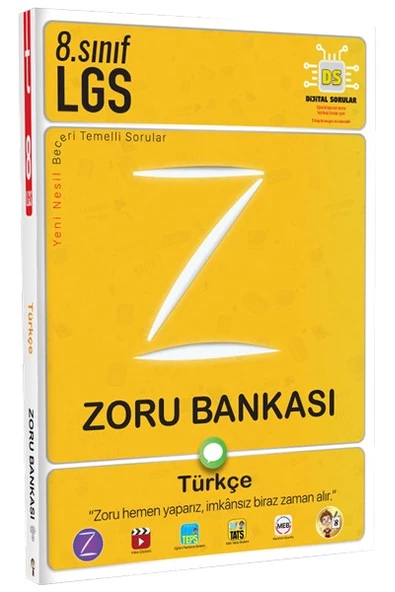8. Sınıf Türkçe Zoru Bankası - Tonguç Yayınları ürün görseli 1