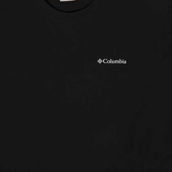 Columbia M CSC Basic Crew Erkek Siyah Sweatshirt CS0204-010 - Resim 3
